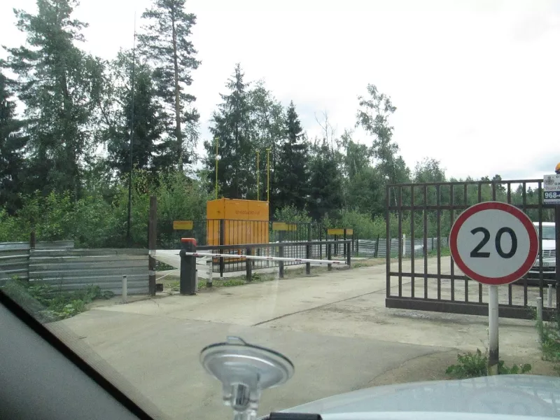 Шлагбаум в Ступино