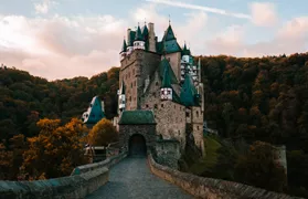 Принт на ворота Замок Эльц
